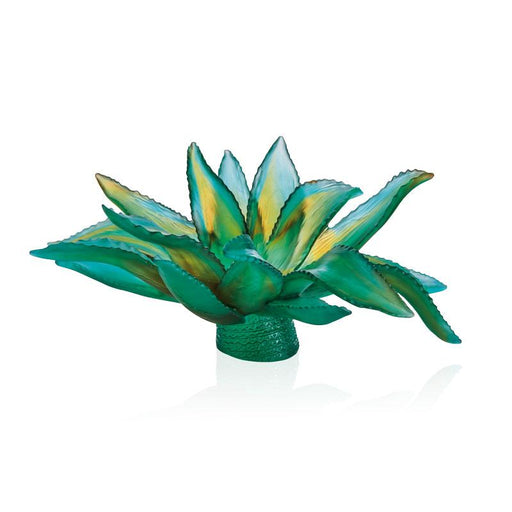Daum - Jardin de Cactus Green Centerpiece by Emilio Robba 375 Ex - Time for a Clock