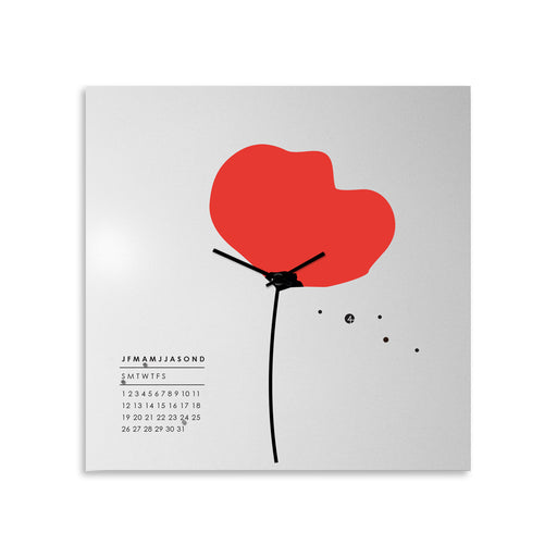 Design Object - Papavero Wall Clock - Made in Italy - Time for a Clock
