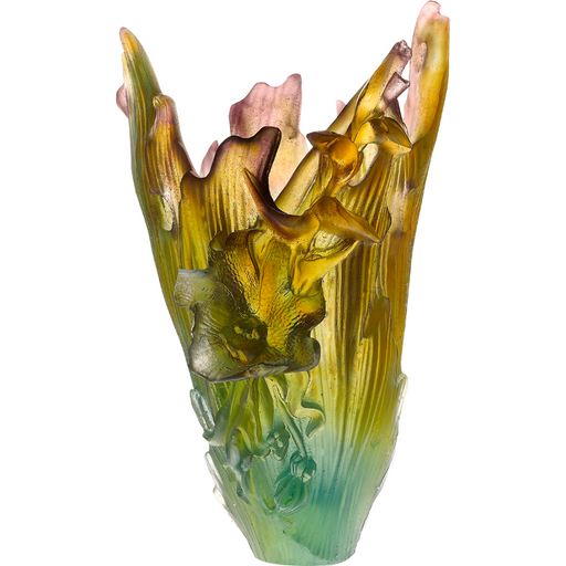 Daum - Cattleya Vase by Emilio Robba - Time for a Clock