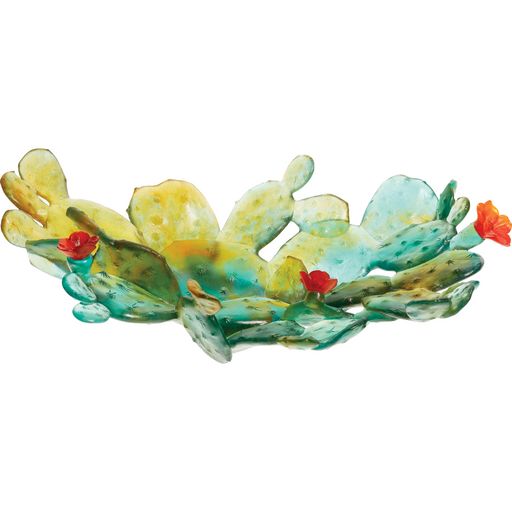 Daum - Crystal Cactus Bowl - Time for a Clock