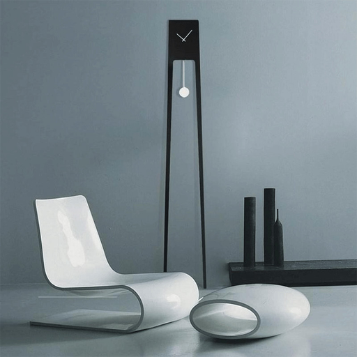 Covo Tiuku Standing Pendulum Clock - Contemporary Grandfather Clock by Ari Kanerva - Made in Italy - Time for a Clock