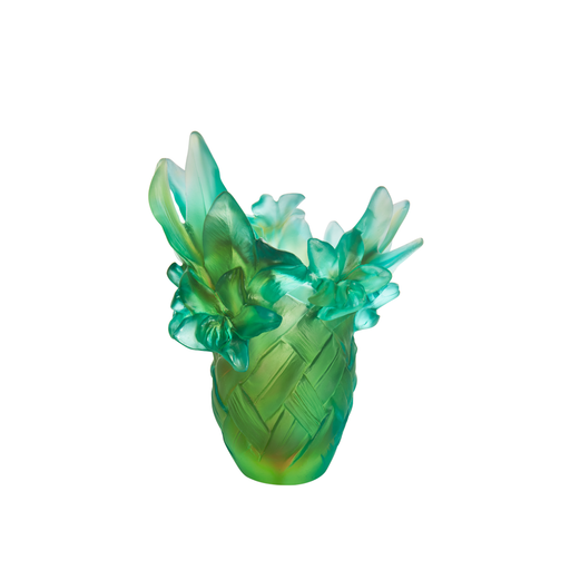 Daum - Crystal Small Tressage Vase - Time for a Clock